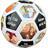 Gen&eacute;rico Personalised Football with Photo and Text - Design Your Own Ball - Standard Size Durable PVC and Butyl Chamber