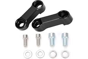 HYWHUYANG Motorcycle Mirror Extenders,Motorcycle Rearview Mirror Adapter,10mm 8mm Motorcycle Rearview Mirror Adapter Kit Riser Mount Extender for Motorcycle Modification M10 or M8