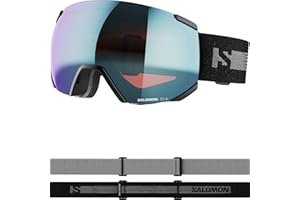 Salomon RADIUM PHOTO Goggles, Unisex Anti-Fog Ski Goggles for Ski Snowboard and Mountain Adventures