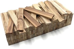 VMG-STORE 70 listelli in legno di noce, 22 x 10 x 200 mm, per fai da te (albero 22 x 10 x 200)