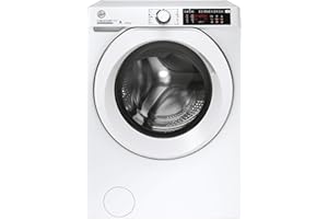 Hoover H-WASH&DRY 500 Freestanding Washer Dryer, 9 Kg Wash + 6 Kg Dry, 1400 RPM, Combined Cycle Class D, Wi-Fi & Bluetooth, Auto Care & Hygiene Cycle, White, 60x58x85 cm - HD 496AMC/1-80