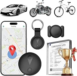 Localizador GPS para Coche, Magnético GPS Coche Localizador, Compatible con iOS/Android, No Requiere Suscripción, El Rastreador Puede Rastrear Niños/Moto/Ancianos A Través De Una Aplicación - Negro