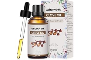 MIGCAPUT Clove Essential Oils 100ML, 100% Natural Aromatherapy Fragrance Oils, Premium Clove Oil Aromatic Oil for Diffuser, S