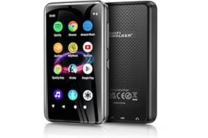 HIFI WALKER G7Mini 80GB MP3 Player with Bluetooth and WiFi, MP4 MP3 Player with Spotify, MP3 Player with Speaker, Portable Android MP3 Player Support Deezer, Audible, Pandora, Amazon Music