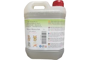Neusol Mascotas 2L Eliminador de olores de mascotas instantáneo. Anti olor orina, heces, vómito de perros, gatos... SIN fragancia Repelente de micciones.