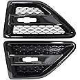 HouYeen Pair Front Left and Right Gloss Black Side Wing Air Intake Grille Vents for Land Ro-ver Freelander 2 LR2 L359