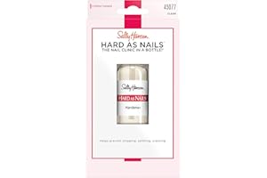 Sally Hansen - Smalto Rinforzante Trasparente Hard As Nails - Indurente Unghie ad Asciugatura Rapida - 13,3 ml