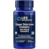 Life Extension, Selenium Complex &amp; Vitamin E (Selenium Complex), 100 Vegan, Lab Tested, Gluten Free, Vegetarian, Soy Free, No