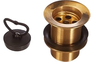 acquastilla 116081 zestaw odpływowy z mosiądzu do umywalek z betonu