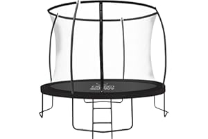 ‎ZERO GRAVITY Zero Gravity Trampolin Outdoor Ø 183/244/305/366/427 cm, TÜV GS, Smartes Klappnetz für schnellen Auf- und Abbau, Outdoor Trampolin Komplett-Set inkl. Leiter, Aufbauvideo, Ultima 4 Modelle