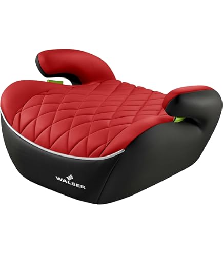 WALSER Premium kinderzitverhoger auto ISOFIX, kinderzitje auto 125-150 cm, kinderzitverhoger auto Andy nieuwste norm 2024 ECE R 129, kinderzitverhoger auto zwart