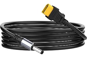 HIEbee XT60 auf DC5521 Stromkabel, XT-60 Stecker auf DC 5.5mm x 2.1mm Stecker Adapter Kabel für FPV Goggles, etc.16AWG 2m