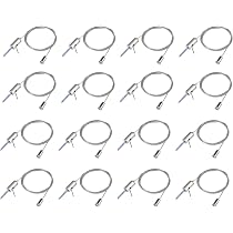 OTTFF 10 Pack Ceiling Sign Hangers - 3.2 Ft Suspension Cable Wires For Hanging Lights & Signs, 11 Lb Load