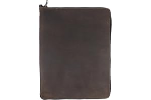 Hide & Drink, Rustikale strapazierfähige Leder-Schutzhülle für Moleskine-Notebook, XL (19,1 x 24,8 cm) Cahier-Hülle, Notizbuch nicht im Lieferumfang enthalten, handgefertigt, Bourbon Brown (XL)