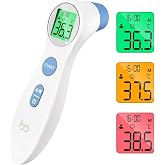 Femometer Digital Infrared Thermometer for Baby, Kids and Adults, Instant Accurate Reading, Fever Alarm, Blue-White
