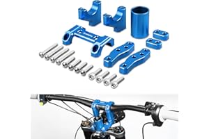 NICECNC Blue Front Handlebar Bar 20/30 MM Riser Mount Bracket Compatible with Surron Light bee X Surron Light bee S Surron Light bee L1E Segway X160 Segway X260