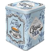Nostalgic-Art Retro &ccedil;ay kutusu, 100 g, klasik &ccedil;ay &ndash; &ccedil;ay severler i&ccedil;in hediye fikri, &ccedil;ay ve &ccedil;ay poşeti saklama, vintage tasarı