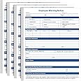 Kisston 200 Sheets Employee Warning Notice Form Performance Appraisal Form 11 x 8.5 Inches Employee Discipline Action Form for Office Management Supplies (Warning Notice Form)