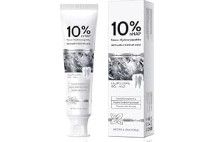 10% nHAP Nano-Hydroxyapatite Reparation + Tandkräm, Fluorid Free & Sls Free Tandkräm För Känsliga Tänder, Naturlig Blekning