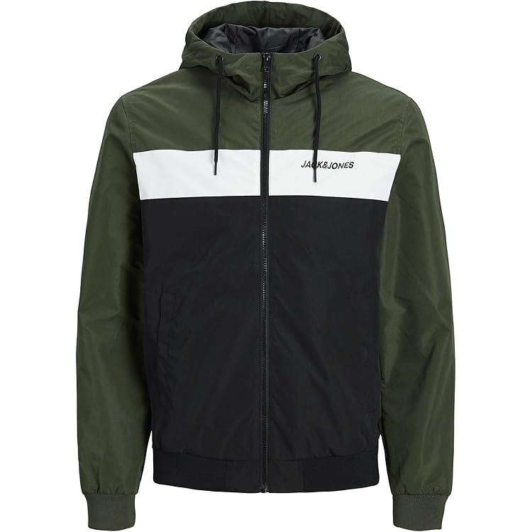 Huayuzh Regenjas voor heren, waterdicht, lichte regenjas, camping, wandelen, ademend, opvouwbare softshelljas met capuchon, zeeblauw, XL