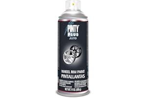 NOVASOL PINTURA EN SPRAY PINTYPLUS AUTO 520CC PINTA LLANTAS L150 PLATA, 400 ml