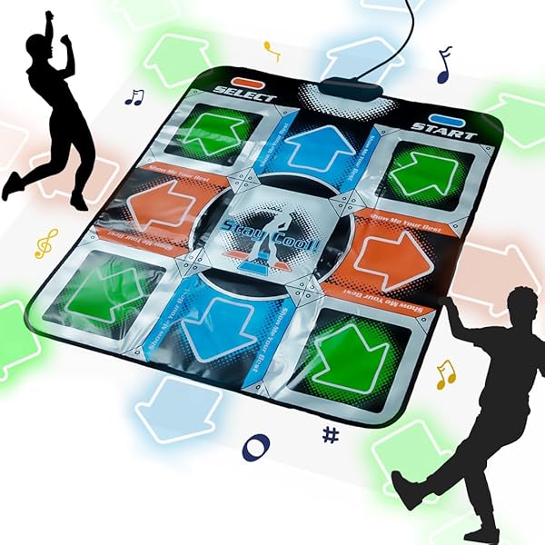 Dansmat - Antislip Duurzame Slijtvaste Dansende Step Dance Mat Pad Danser Deken t met USB voor PC