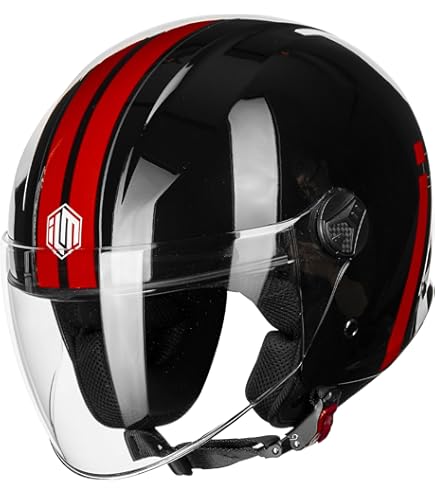 RCGNR Motorradhelm Herren Damen Mit Doppelvisier ECE Zertifiziert Mopedhelm Halbschalenhelm Jethelm Retro Rollerhelm Mit Schnellverschluss-Schnalle,Beige B02,L(57~60CM
