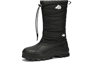 Kricely Stivali Uomo Donna Inverno Scarpe da Neve Snow Boots Impermeabili Stivaletti