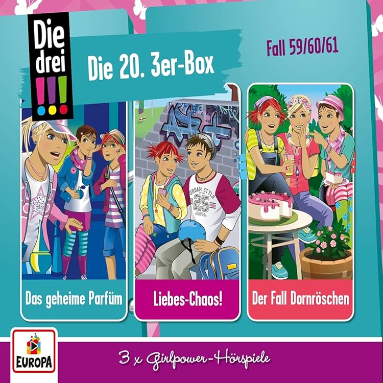 Die drei !!!, 3er Box.Box.6,3 Audio-CDs: Folgen 16-18. Total