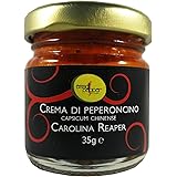 CREMA DI PEPERONCINO CAROLINA REAPER 35gr PEPERONCINO AL 99,9% ATTUALE GUINNESS WORLD RECORD