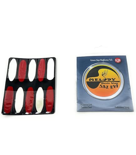 Saz Baglama Teli 0.20 + 3 Mizrap - Pour Saz Long Sap | Accessoire Instrument Turc