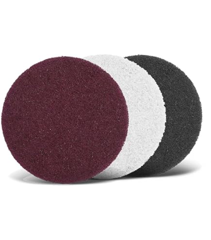 Wolfcraft 3169000 125 Mm Diameter 280 Grain Easy Fix Burnishing Pad