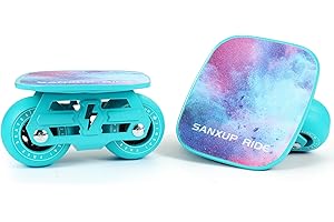 SANXUP Freeskates Drift Skates with Split Skateboard Design, Aluminum Alloy Panel, High Elasticity Wheels, and Double Wheelbase Bracket - Ultimate Freeskates