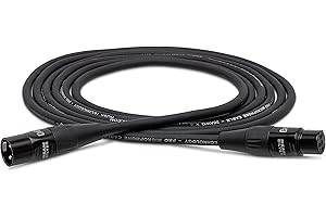 Hosa HMIC-003 PRO Câble pour Microphone Noir