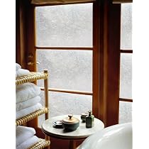 Artscape Jasmine Sichtschutzfolie Für Fenster – Buntglas-Optik, Kein Kleber, UV-Schutz, 61 Cm X 92 Cm