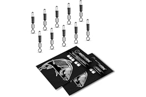 AMZfishing Feeder Quick Change Swivel | Method Feeder | Pêche à la pêche | émerillons de pêche | Pêche au feeder | Accessoires d'alimentation