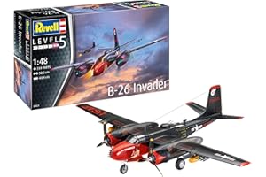 Revell 1:48-B-26C Invasore B-26C Invader, Colore Non Verniciato, 1:48, 03823