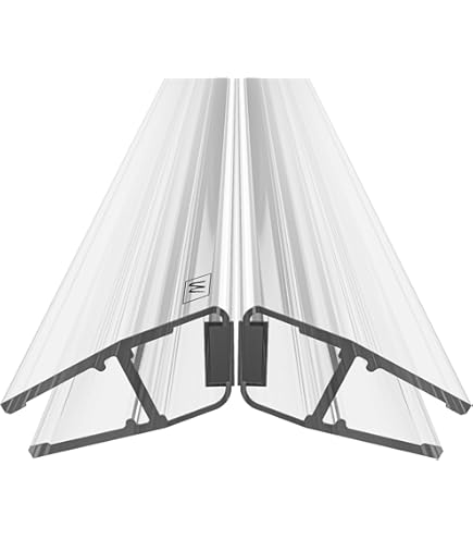 Magnetdichtung UM03 - 2x 2 m - Dichtung für 4mm 5mm 6mm Glastür