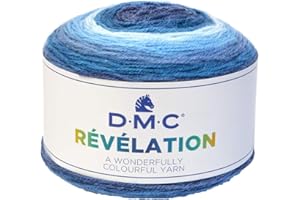 DMC - Révélation - Filato da maglia leggero, multicolore - Ideale per stole e scialli di tendenza | 150 g - 520 m