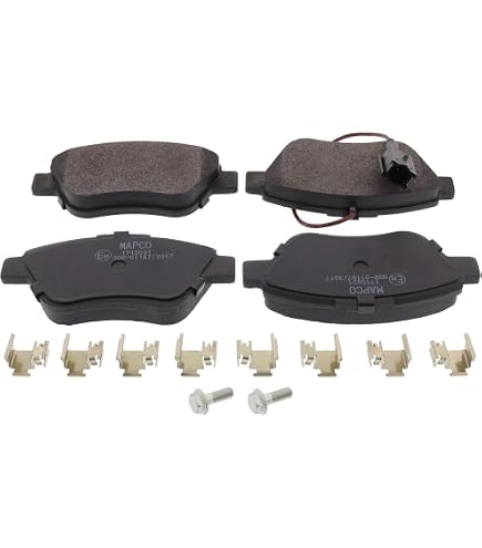 Metelligroup 53-0443K Ganasce Freno – Kit 4 Pezzi, Made In Italy, Certificato ECE R90 Per Toyota Avensis