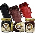 CareOne Gallery Dip Henna Instant Brown, Red and Black Colour Mehendi Paste | COMBO of Red Brown Black | For Finger Tips With 9 Types Henna Tattoo Stickers