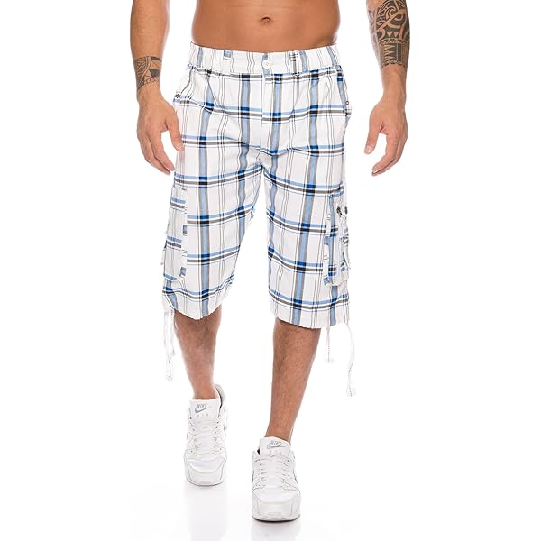 Blauw - Heren - Halflang - Cargo Broek kopen? | Korting tot 77