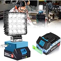 60-90W F&uuml;r Makita Li-ion Akku LED Arbeitsleuchte 18V