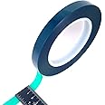 1/2" Wide High Temp Masking Tape for Powder Coating, Custom Painting, Hydrodip, Sublimation - Green Polyester Silicone Adhesive