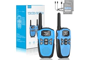 Walkie Talkies for Adults Kids Toys,NXGKET Long Range Walkie Talkies, Rechargeable Walky Talky Radio with Built-In Li-Ion Batteries,16 Channels Type-C Cable VOX For Outdoor Game Camping Hiking