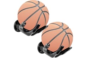 WANSHI 2 STK Ballhalterung Wand Hand,Ballhalterung Wand,Ballhalter Wand,Ball Halterung,Basketball Halterung Wand,Basketball Wandhalterung