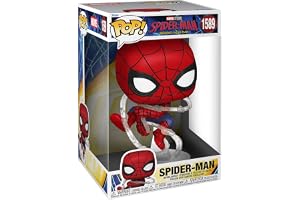 Funko POP! Jumbo: Marvel - Spider-Man Day - Spider-Man - Vinylsamlarfigur - Presentidé - Officiell produkt - Leksaker för bar