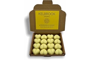 KELBROOK AROMAS Wax Melts - Lemongrass and Ginger | 16 Pack | Strong Scented | Made in The UK | Plastic Free | Vegan