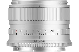 TTARTISAN AF 40 mm F2 kameralins silverversion full ram autofokus gå runt lins lätt vikt design (för Nikon Z)