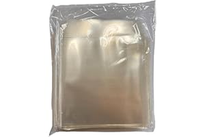 FLLAGG20 | Fundas para CD | 100 unidades, transparente, PVC | Solapa de cierre, protección contra polvo y suciedad, almacenamiento para CD, DVD y Blu-Ray | Organización segura y práctica Cd Dvd Sleeve